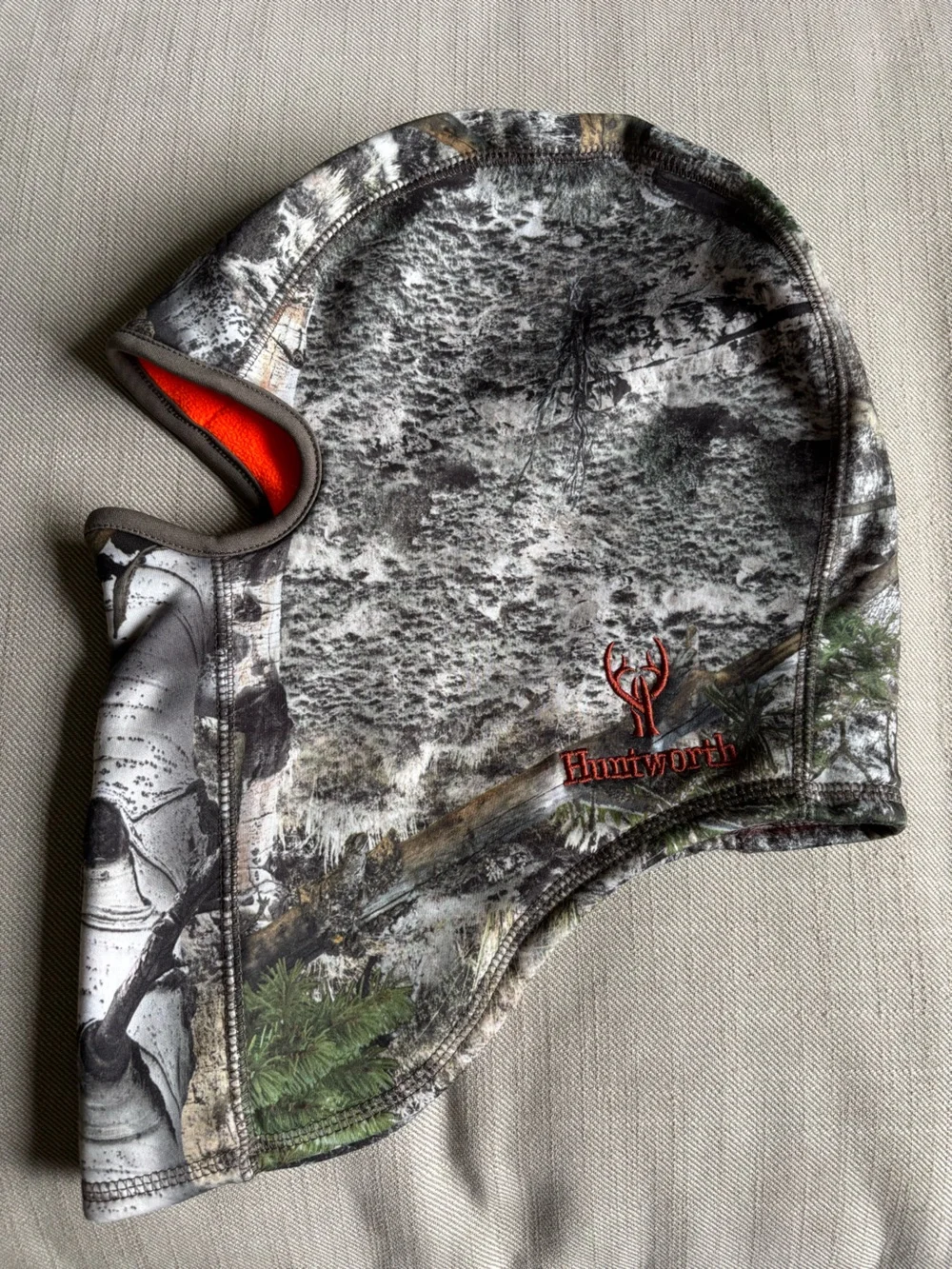 Men’s Camo Ski Mask / Balaclava - Gray/Green
